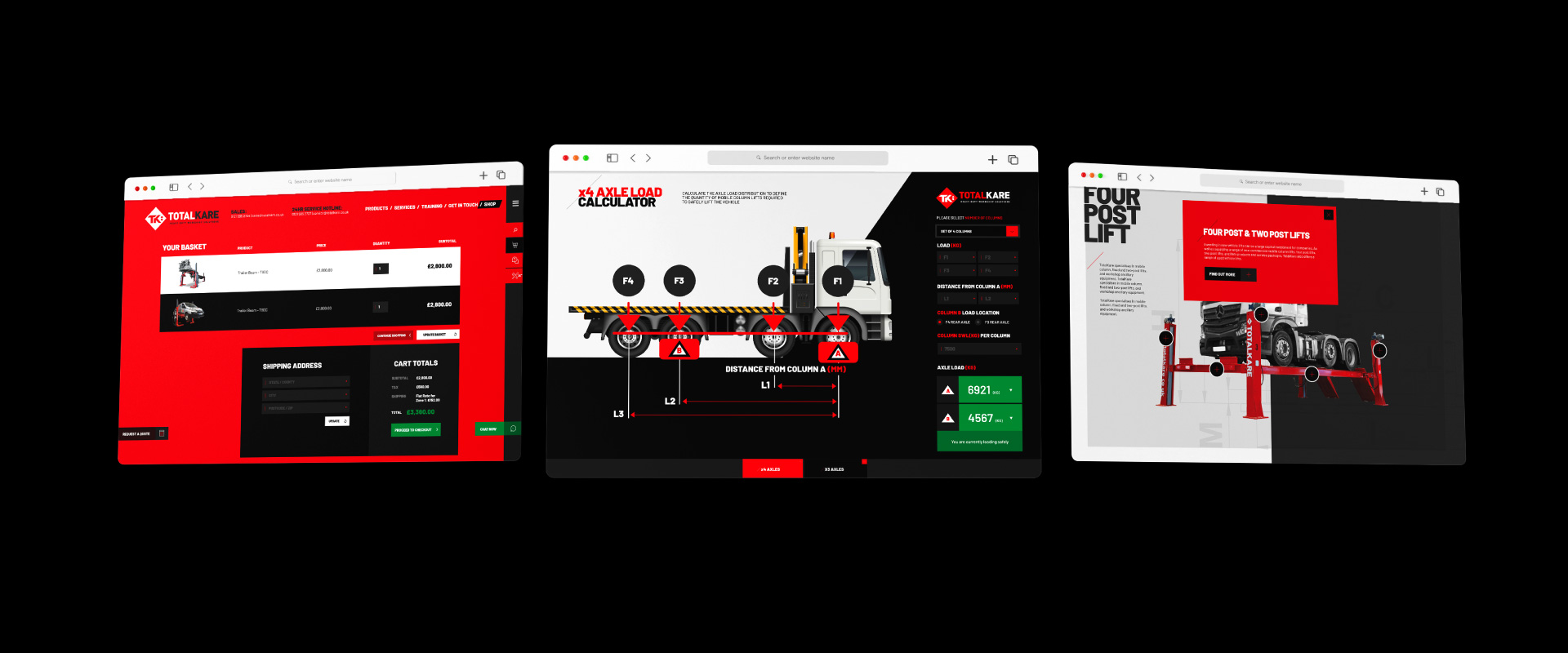 totalkare 3 screens