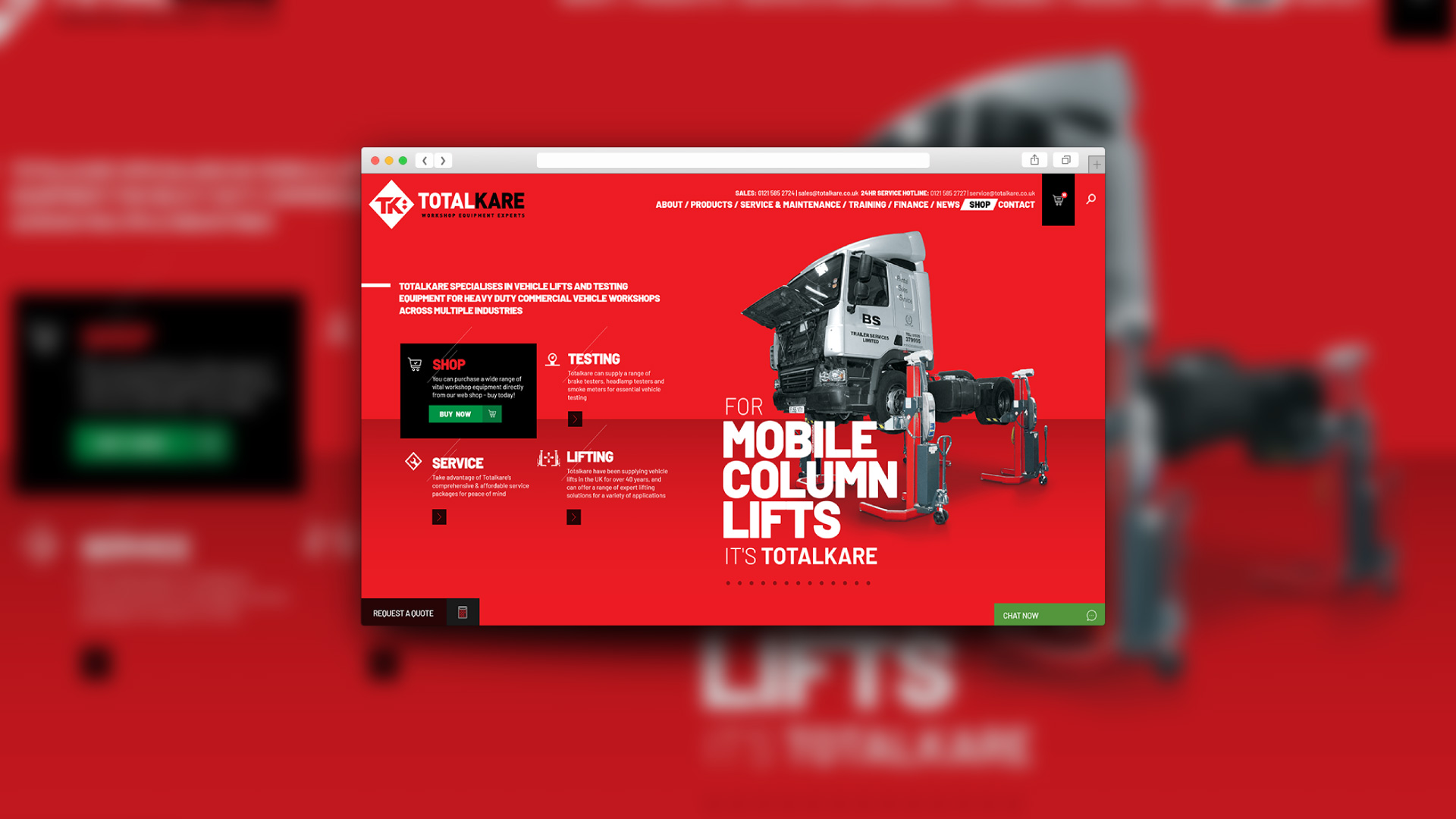 Totalkare website