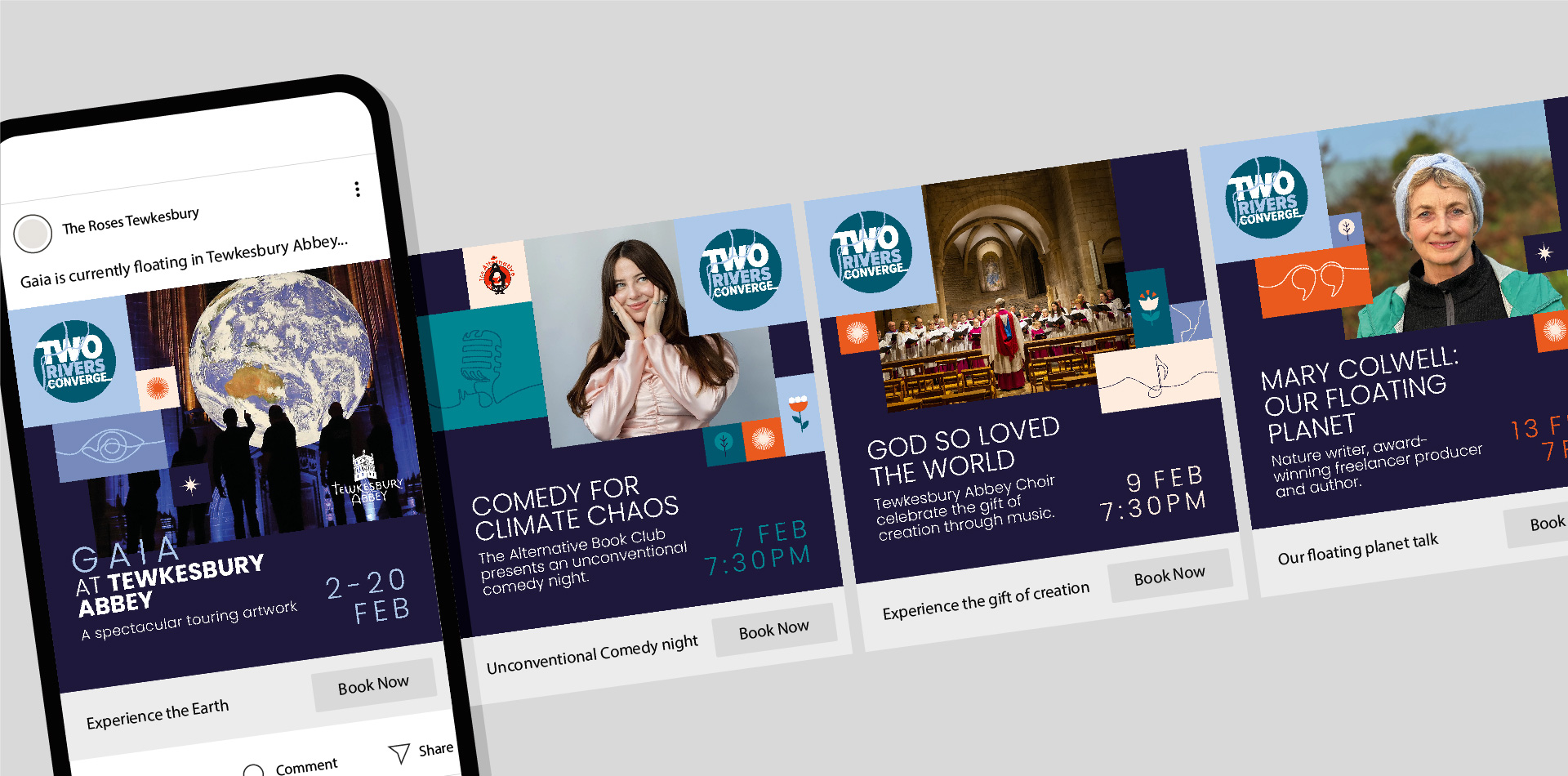 Two Rivers Converge Festival Mosaique